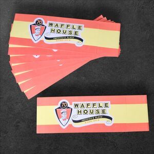 Waffle House 70th Anniversary Paper Hats Lot of 8 America’s Place Ephemera Hat
